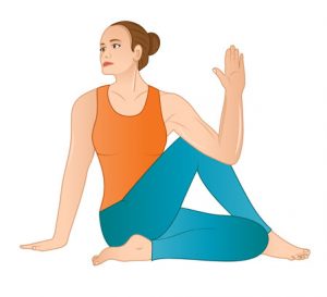 Matsyendrasana - Half Lord of the Fishes pose