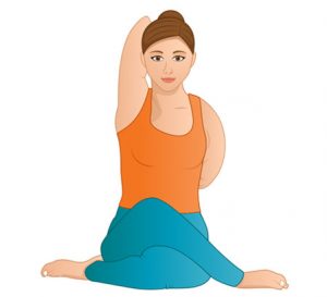 Gomukhasana - Cow Face pose